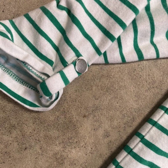 Zenergy by Chicos Shirt Womens‎ Size Medium Striped Sand Sun And Fun Tee - Picture 3 of 11